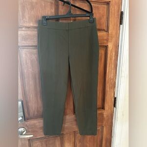 Jones New York Dark Olive Straight Leg Pants